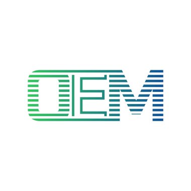 Modern OEM Logo Tasarımı. OEM Minimalist, Profesyonel ve Çok Yönlü İşletme Kimliği Simgesi