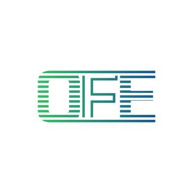 Modern OFE Logo Tasarımı. İş Kimliği için OFE Minimalist, Profesyonel ve Çok Yönlü Markalaştırma Simgesi