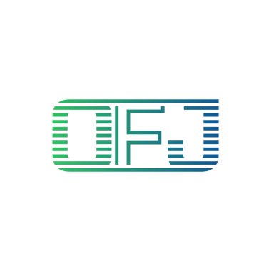 Modern OFJ Logo Tasarımı. İş Kimliği için OFJ Minimalist, Profesyonel ve Çok Yönlü Markalaştırma Simgesi