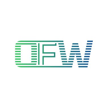 Modern OFW Logo Tasarımı. OFW Minimalist, Profesyonel ve Çok Yönlü İşletme Kimliği Simgesi
