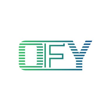 Modern OFY Logo Tasarımı. İş Kimliği için OFY Minimalist, Profesyonel ve Çok Yönlü Markalaştırma Simgesi
