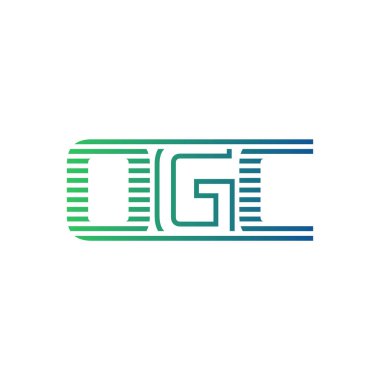 Modern OGC Logo Tasarımı. İş Kimliği için OGC Minimalist, Profesyonel ve Çok Yönlü Markalaştırma Simgesi