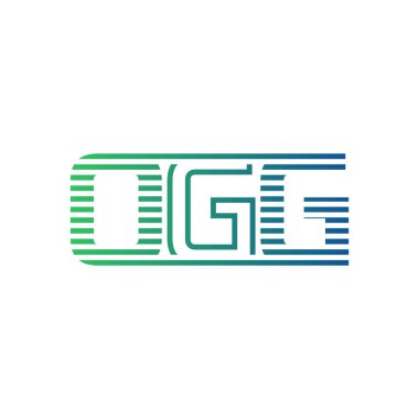 Modern OGG Logo Tasarımı. İş Kimliği için OGG Minimalist, Profesyonel ve Çok Yönlü Markalaştırma Simgesi
