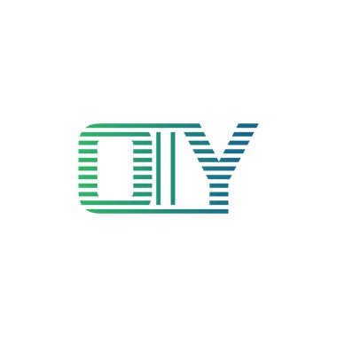 Modern OIY Logo Tasarımı. OIY Minimalist, Profesyonel ve İş Kimliği için Çok Yönlü Markalaştırma Simgesi