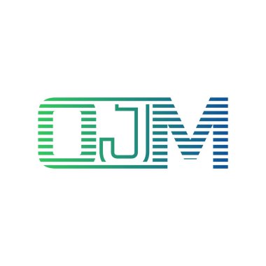 Modern OJM Logo Tasarımı. İş Kimliği için OJM Minimalist, Profesyonel ve Çok Yönlü Markalaştırma Simgesi