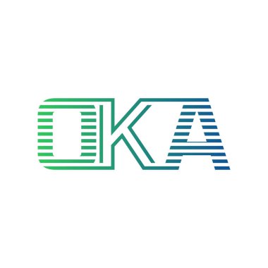 Modern OKA Logo Tasarımı. OKA Minimalist, Profesyonel ve Çok Yönlü İşletme Kimliği Simgesi