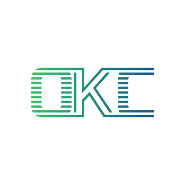 Modern OKC Logo Tasarımı. OKC Minimalist, Profesyonel ve İş Kimliği için Çok Yönlü Markalaştırma Simgesi