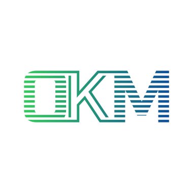 Modern OKM Logo Tasarımı. İş Kimliği OKM Minimalist, Profesyonel ve Çok Yönlü Markalaştırma Simgesi