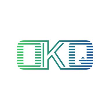 Modern OKQ Logo Tasarımı. OKQ Minimalist, Profesyonel ve İş Kimliği için Çok Yönlü Markalaştırma Simgesi