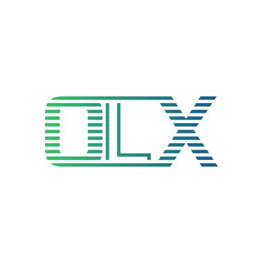 Modern OLX Logo Tasarımı. İş Kimliği için OLX Minimalist, Profesyonel ve Çok Yönlü Markalaştırma Simgesi