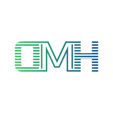 Modern OMH Logo Tasarımı. İş Kimliği OMH Minimalist, Profesyonel ve Çok Yönlü Markalaştırma Simgesi