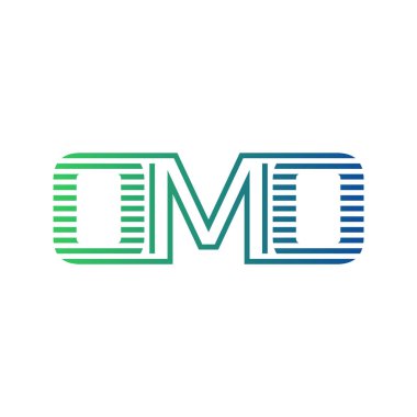 Modern OMO Logo Tasarımı. İş Kimliği için OMO Minimalist, Profesyonel ve Çok Yönlü Markalaştırma Simgesi