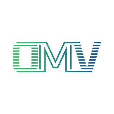 Modern OMV Logo Tasarımı. OMV Minimalist, Profesyonel ve Çok Yönlü İşletme Kimliği Simgesi