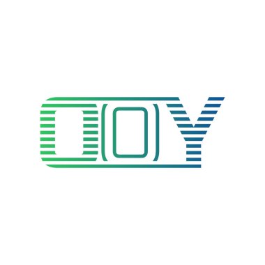 Modern OOY Logo Tasarımı. İşletme Kimliği İçin Minimalist, Profesyonel ve Çok Yönlü Markalaştırma Simgesi