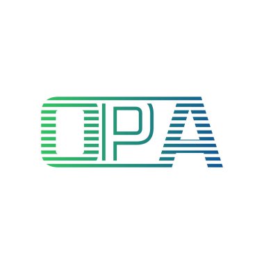 Modern DGİ Logo Tasarımı. Harf OPA İşletme Kimliği Minimalist, Profesyonel ve Çok Yönlü Markalaştırma Simgesi