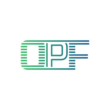 Modern OPF Logo Tasarımı. OPF Minimalist, Profesyonel ve İş Kimliği için Çok Yönlü Markalaştırma Simgesi