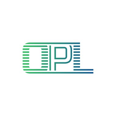 Modern OPL Logo Tasarımı. OPL Minimalist, Profesyonel ve İş Kimliği için Çok Yönlü Markalaştırma Simgesi
