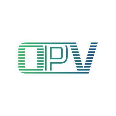 Modern OPV Logo Tasarımı. OPV Minimalist, Profesyonel ve İş Kimliği için Çok Yönlü Markalaştırma Simgesi