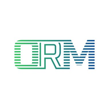 Modern ORM Logo Tasarımı. ORM Minimalist, Profesyonel ve İş Kimliği için Çok Yönlü Markalaştırma Simgesi