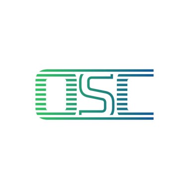Modern OSC Logo Tasarımı. İş Kimliği OSC Minimalist, Profesyonel ve Çok Yönlü Markalaştırma Simgesi
