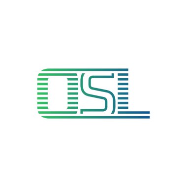 Modern OSL Logo Tasarımı. İşletme Kimliği İçin OSL Minimalist, Profesyonel ve Çok Yönlü Markalaştırma Simgesi