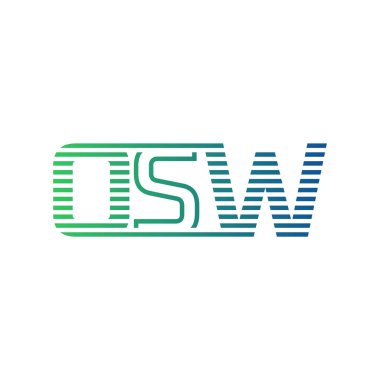 Modern OSW Logo Tasarımı. OSW Minimalist, Profesyonel ve Çok Yönlü İşletme Kimliği Simgesi