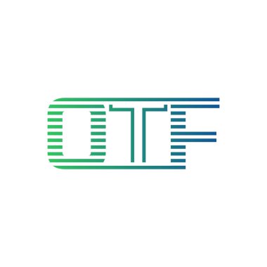 Modern OTF Logo Tasarımı. İş Kimliği için OTF Minimalist, Profesyonel ve Çok Yönlü Markalaştırma Simgesi