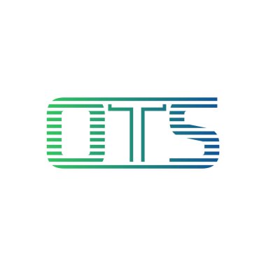 Modern OTS Logo Tasarımı. Harf OTS İşletme Kimliği Minimalist, Profesyonel ve Çok Yönlü Markalaştırma Simgesi