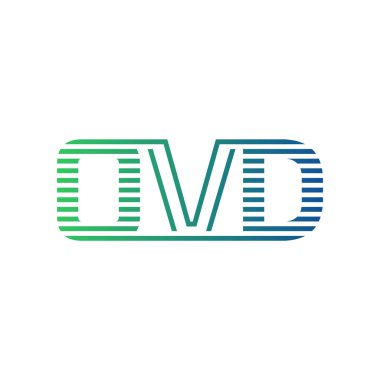Modern OVD Logo Tasarımı. İş Kimliği OVD Minimalist, Profesyonel ve Çok Yönlü Marka Simgesi