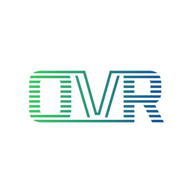 Modern OVR Logo Tasarımı. Harf OVR İş Kimliği Minimalist, Profesyonel ve Çok Yönlü Markalaştırma Simgesi