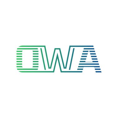 Modern OWA Logo Tasarımı. İşletme Kimliği İçin OWA Minimalist, Profesyonel ve Çok Yönlü Markalaştırma Simgesi