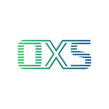 Modern OXS Logo Tasarımı. OXS Minimalist, Profesyonel ve İş Kimliği için Çok Yönlü Markalaştırma Simgesi