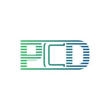 Modern PCD Logo Tasarımı. İş Kimliği için PCD Minimalist, Profesyonel ve Çok Yönlü Markalaştırma Simgesi