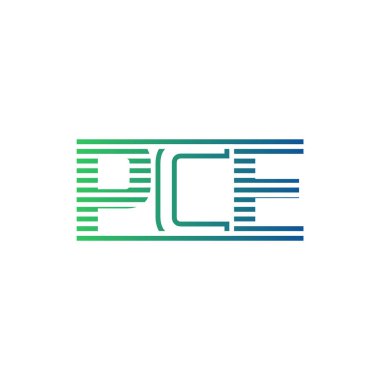 Modern PCE Logo Tasarımı. İş Kimliği için PCE Minimalist, Profesyonel ve Çok Yönlü Markalaştırma Simgesi
