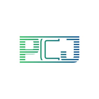 Modern PCJ Logo Tasarımı. İş Kimliği için PCJ Minimalist, Profesyonel ve Çok Yönlü Markalaştırma Simgesi