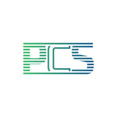 Modern PCS Logo Tasarımı. İş Kimliği için PCS Minimalist, Profesyonel ve Çok Yönlü Markalaştırma Simgesi
