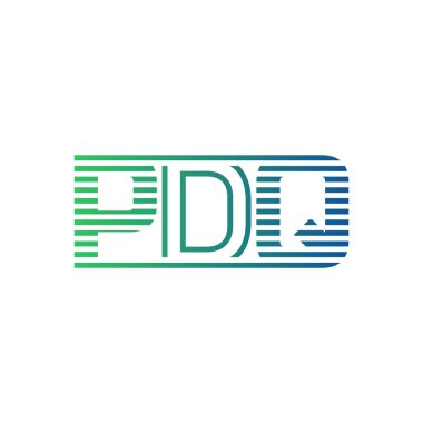 Modern PDQ Logo Tasarımı. İş Kimliği için PDQ Minimalist, Profesyonel ve Çok Yönlü Markalaştırma Simgesi