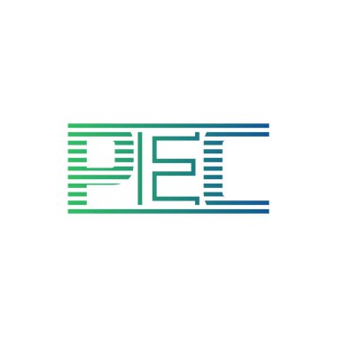 Modern PEC Logo Tasarımı. İş Kimliği için PEC Minimalist, Profesyonel ve Çok Yönlü Markalaştırma Simgesi