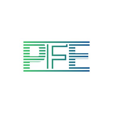 Modern PFE Logo Tasarımı. İş Kimliği için PFE Minimalist, Profesyonel ve Çok Yönlü Markalaştırma Simgesi