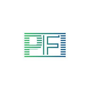 Modern PFI Logo Tasarımı. İşletme Kimliği İçin PFI Minimalist, Profesyonel ve Çok Yönlü Markalaştırma Simgesi
