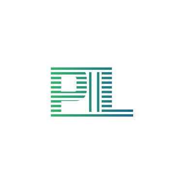Modern PIL Logo Tasarımı. İş Kimliği için PIL Minimalist, Profesyonel ve Çok Yönlü Markalaştırma Simgesi