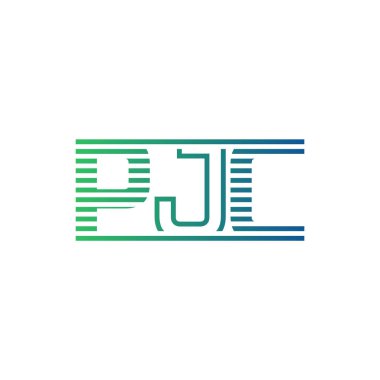 Modern PJC Logo Tasarımı. İş Kimliği için PJC Minimalist, Profesyonel ve Çok Yönlü Markalaştırma Simgesi