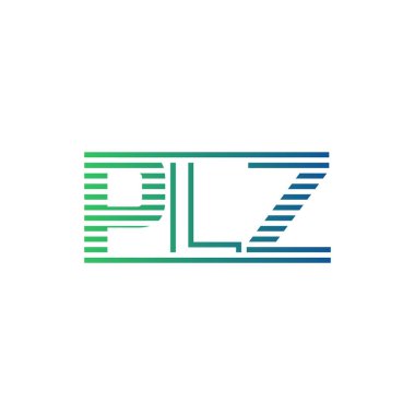 Modern PLZ Logo Tasarımı. İş Kimliği için PLZ Minimalist, Profesyonel ve Çok Yönlü Markalaştırma Simgesi