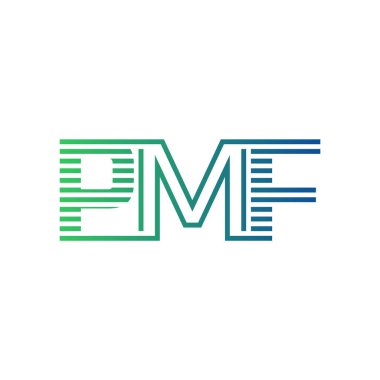 Modern PMF Logo Tasarımı. İş Kimliği için PMF Minimalist, Profesyonel ve Çok Yönlü Markalaştırma Simgesi