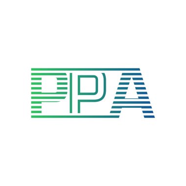 Modern PPA Logo Tasarımı. PPA Minimalist, Profesyonel ve İş Kimliği için Çok Yönlü Markalaştırma Simgesi