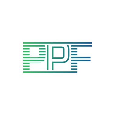 Modern PPF Logo Tasarımı. İş Kimliği için PPF Minimalist, Profesyonel ve Çok Yönlü Markalaştırma Simgesi