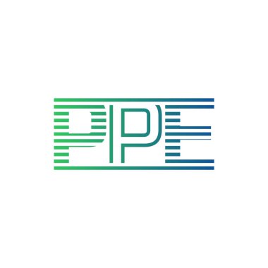 Modern PPE Logo Tasarımı. PPE Minimalist, Profesyonel ve İş Kimliği için Çok Yönlü Markalaştırma Simgesi
