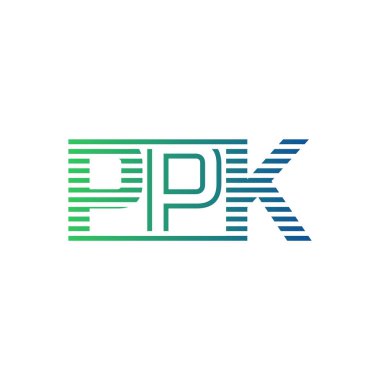 Modern PPK Logo Tasarımı. PPK Minimalist, Profesyonel ve İş Kimliği için Çok Yönlü Markalaştırma Simgesi