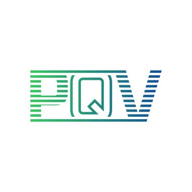 Modern PQV Logo Tasarımı. PQV Harfi Minimalist, Profesyonel ve İşletme Kimliği İçin Çok Yönlü Markalaşma Simgesi