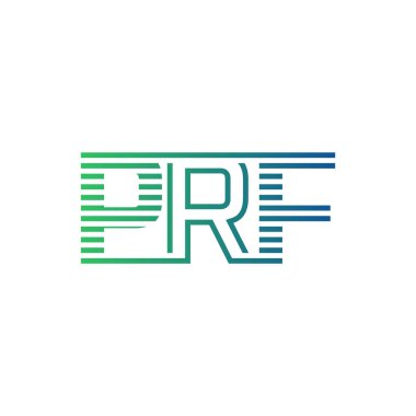 Modern PRF Logo Tasarımı. İş Kimliği için PRF Minimalist, Profesyonel ve Çok Yönlü Markalaştırma Simgesi
